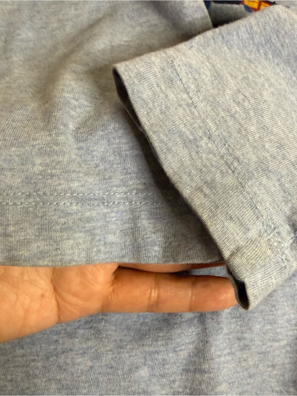 Hanna Andersson Train Graphic Blue Long Sleeve Shirt - Picture 3 of 6
